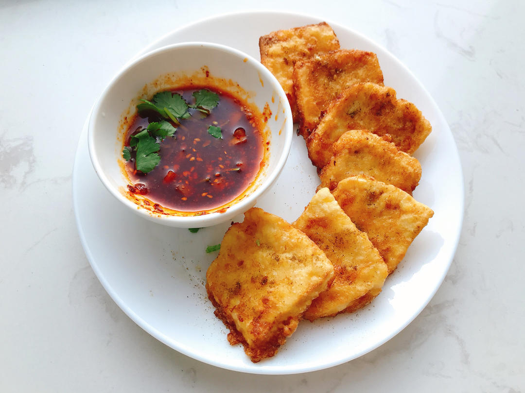 无敌好吃的香煎豆腐