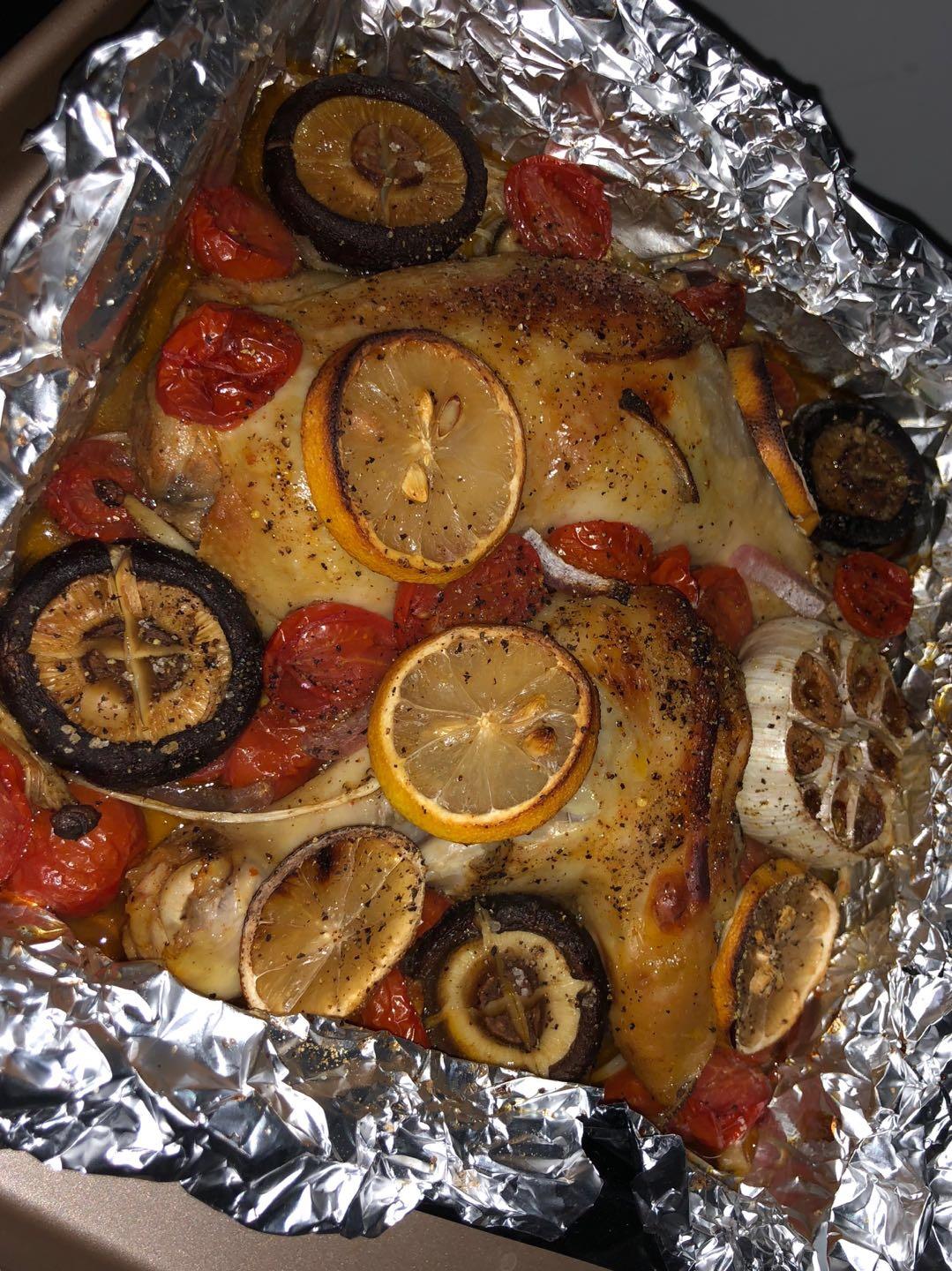 香草蘑菇烤鸡腿【北鼎烤箱食谱】