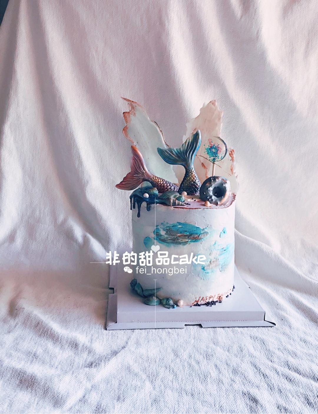 美人鱼蛋糕的做法