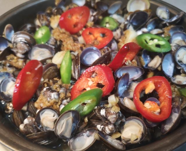 蒜蓉粉丝蒸黄沙蚬的做法