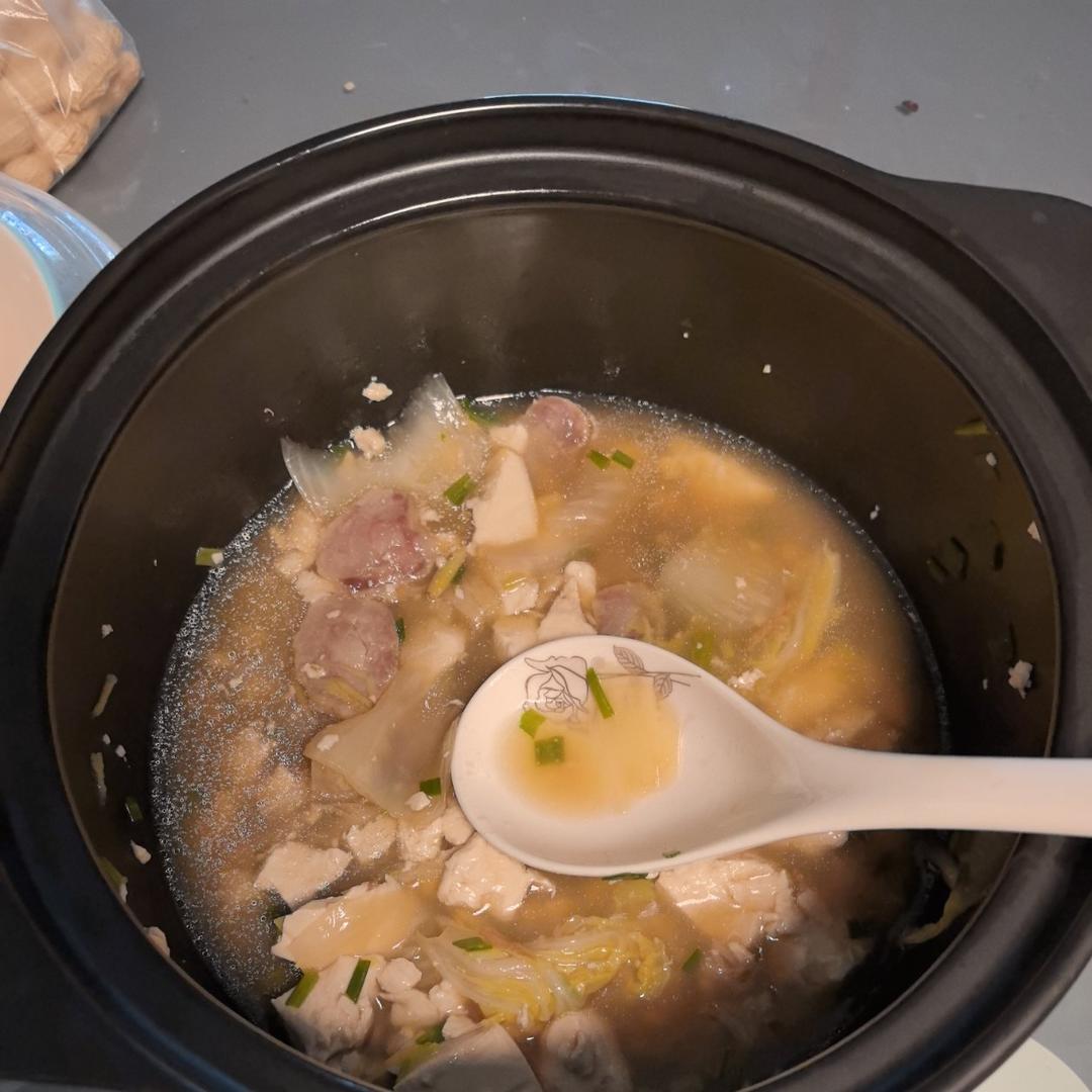 白菜炖豆腐