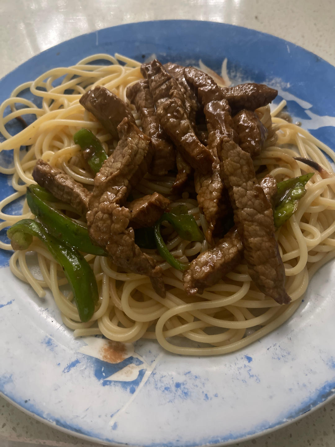 味道不输西餐厅的黑椒牛柳意面