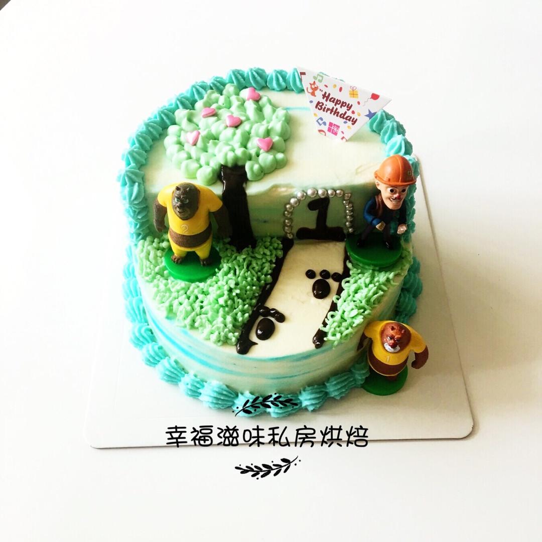 淡奶油裱花蛋糕