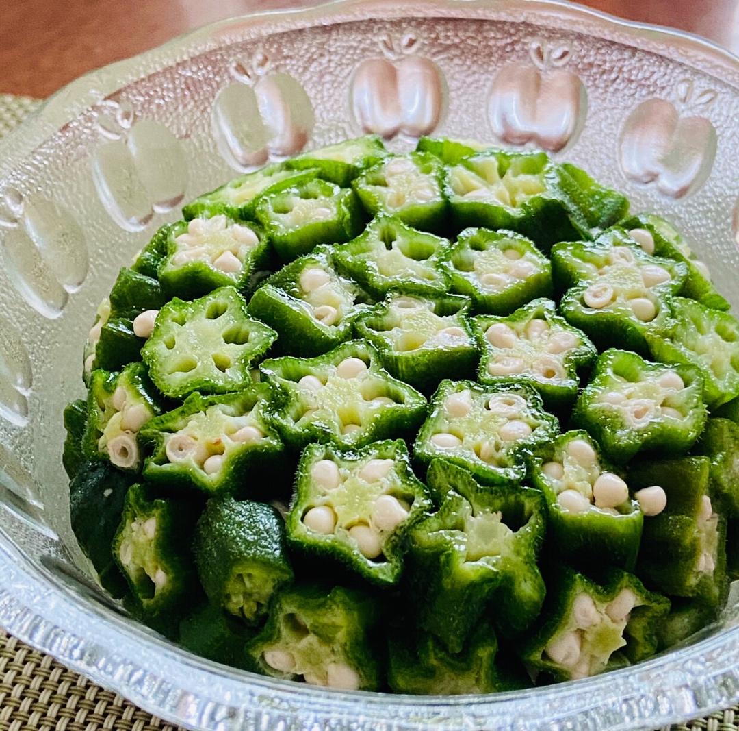 美得惊人又简单易学的秋葵土豆泥