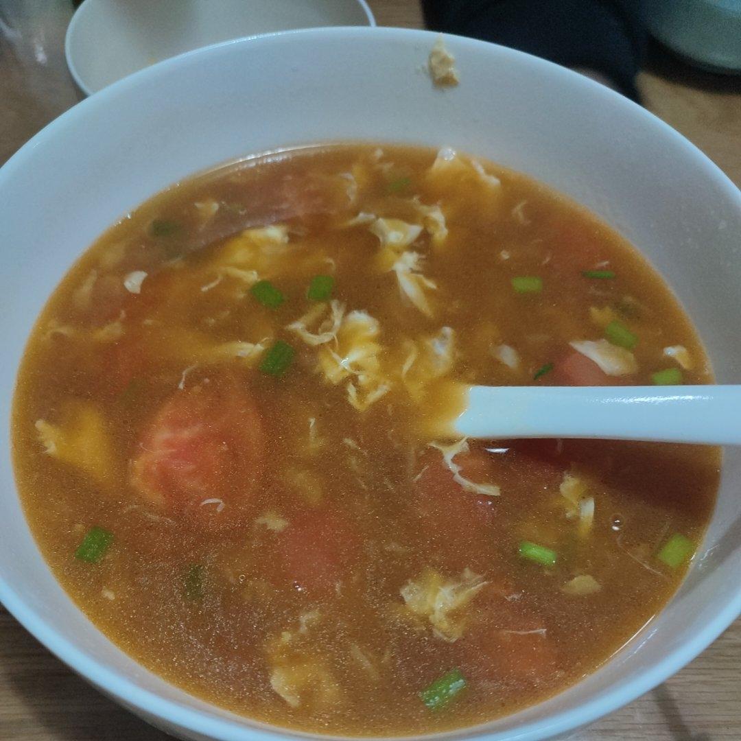 【跟我做不会错】简单又好喝的西红柿鸡蛋汤，家常又营养哦