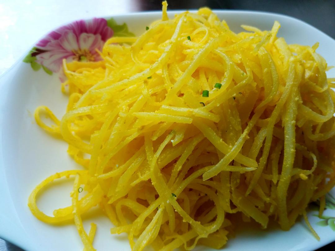 咸鸭蛋黄土豆丝