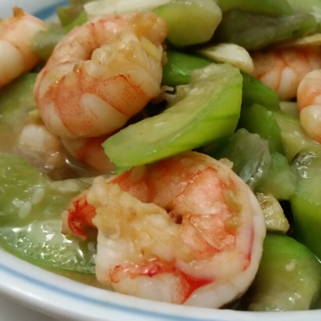 丝瓜虾仁