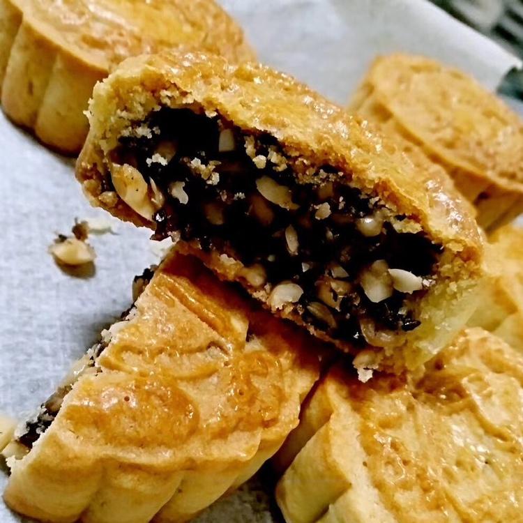 五仁月饼～不用转化糖浆的版本