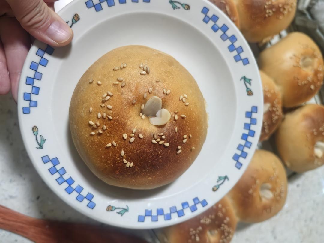 红糖豆沙面包（波兰种）