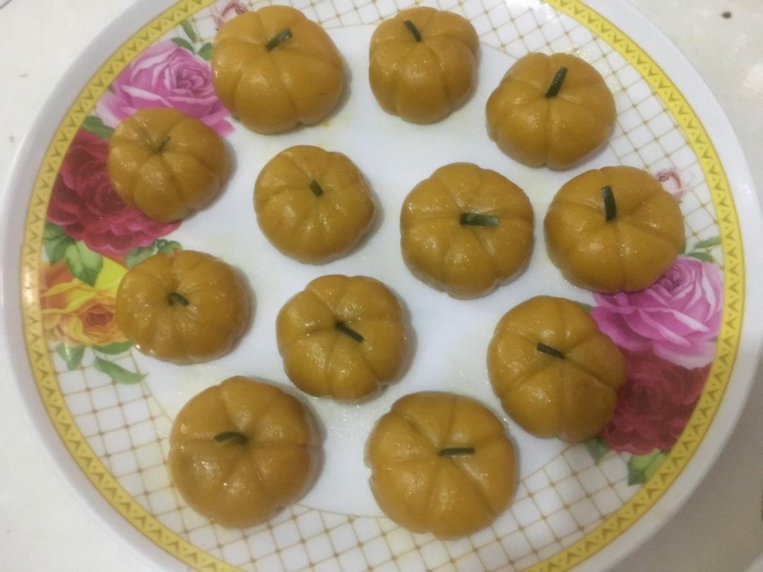 南瓜饼（葡萄干馅儿）
