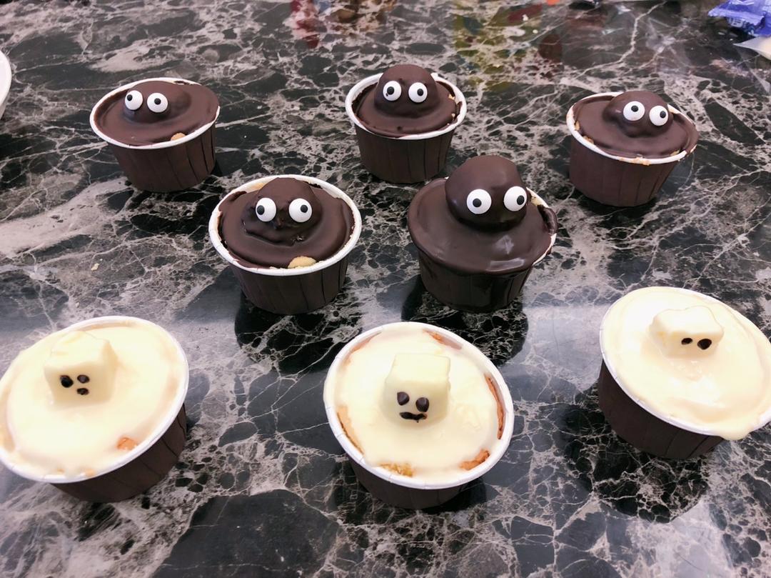 万圣节小鬼布朗尼蛋糕