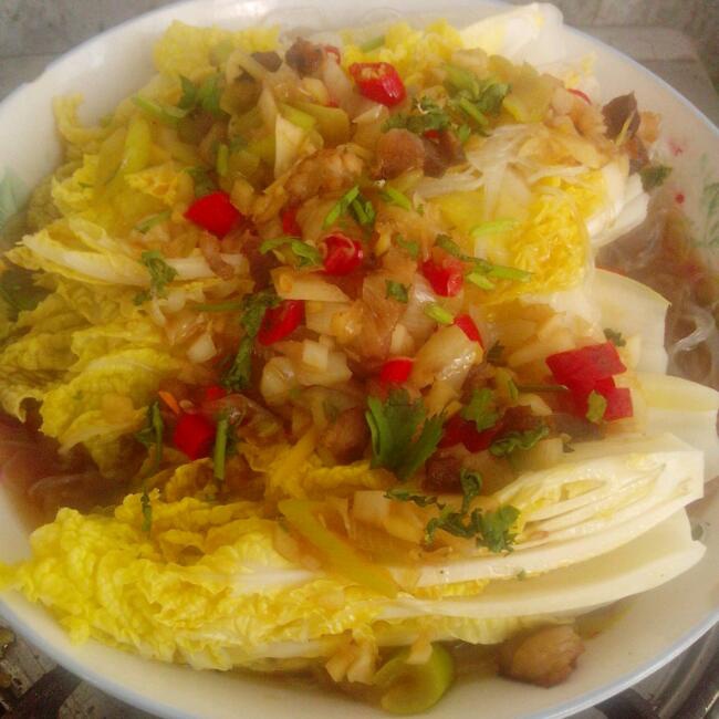 蒜蓉粉丝娃娃菜