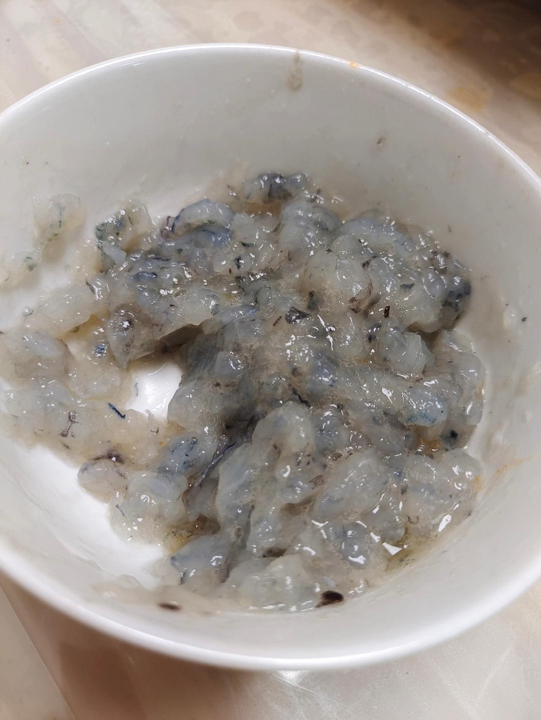 不加粉的Q弹虾滑