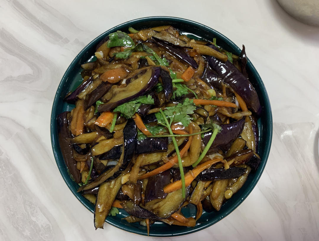 鱼香茄子极简版💜