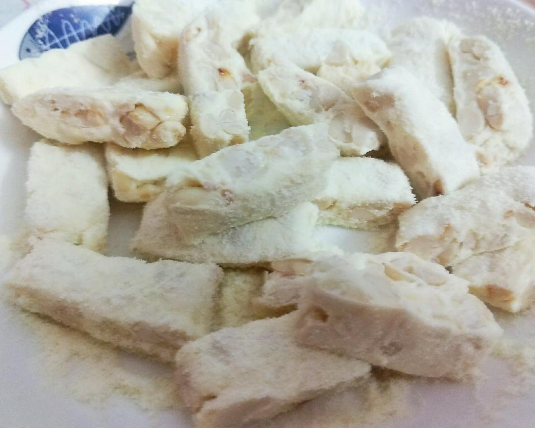 超好吃的原味花生牛轧糖（奶香味）