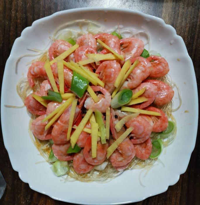 蒜蓉粉丝北极甜虾