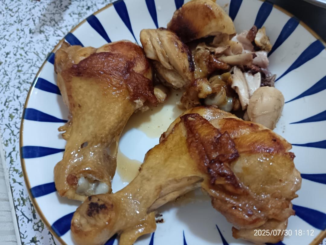 不加一滴水❗️皮脆肉嫩鸡腿肉