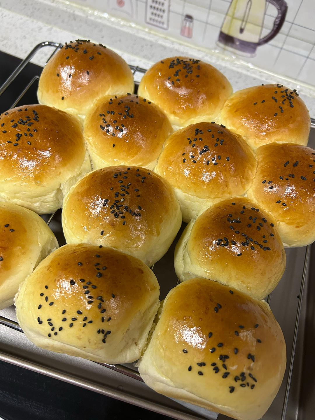 🥛超简单快手，柔软拉丝，一次发酵，牛奶小餐包