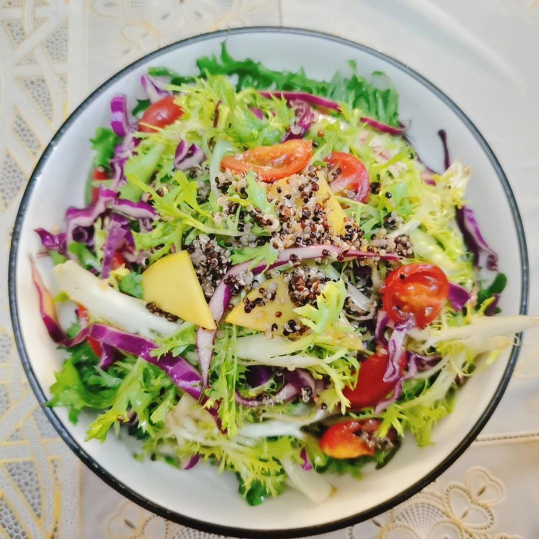 好吃到爆炸的蔬菜沙拉油醋汁（自制版）