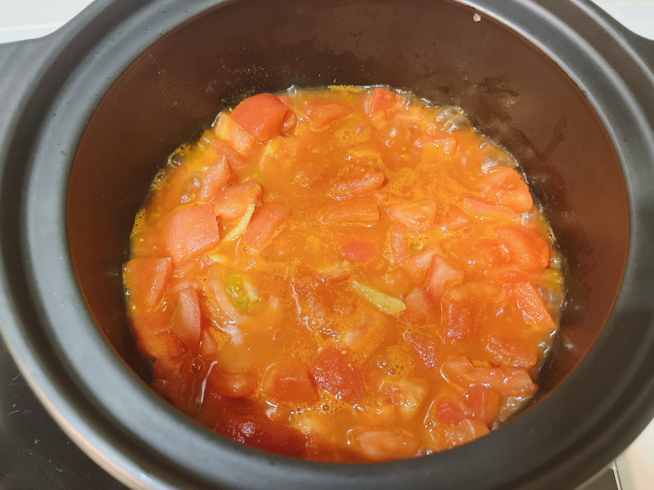 番茄牛丸汤（5只大番茄补充vc）的做法 步骤1