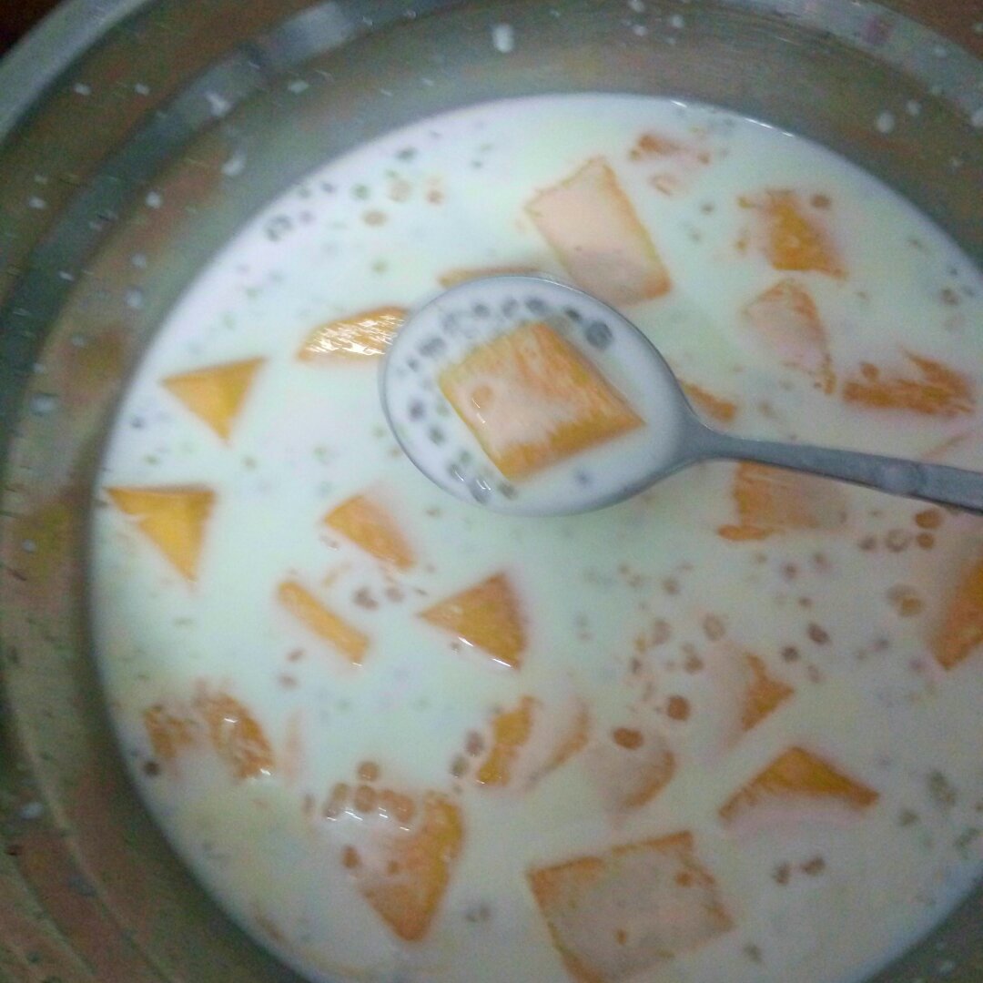 【山姆牛奶】芒果牛奶西米露