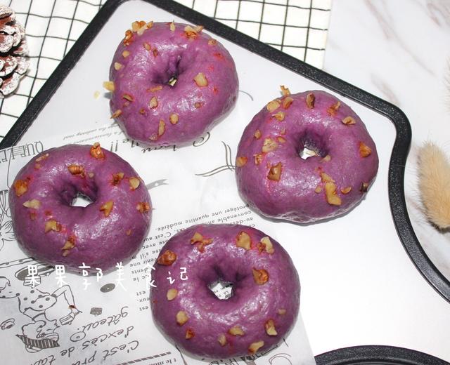 紫薯甜甜圈馒头