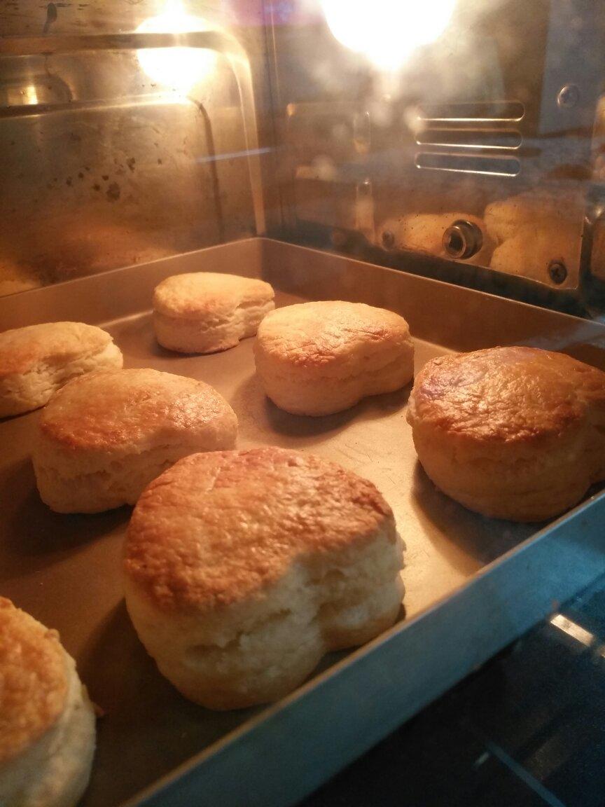 酵母司康饼【视频】