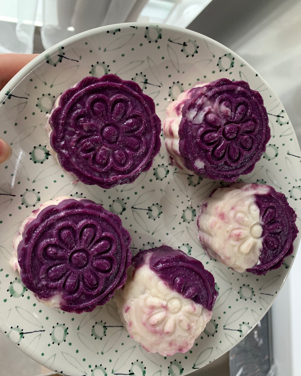低卡低脂❗️健脾养胃的紫薯山药糕❗️巨好吃❗️
