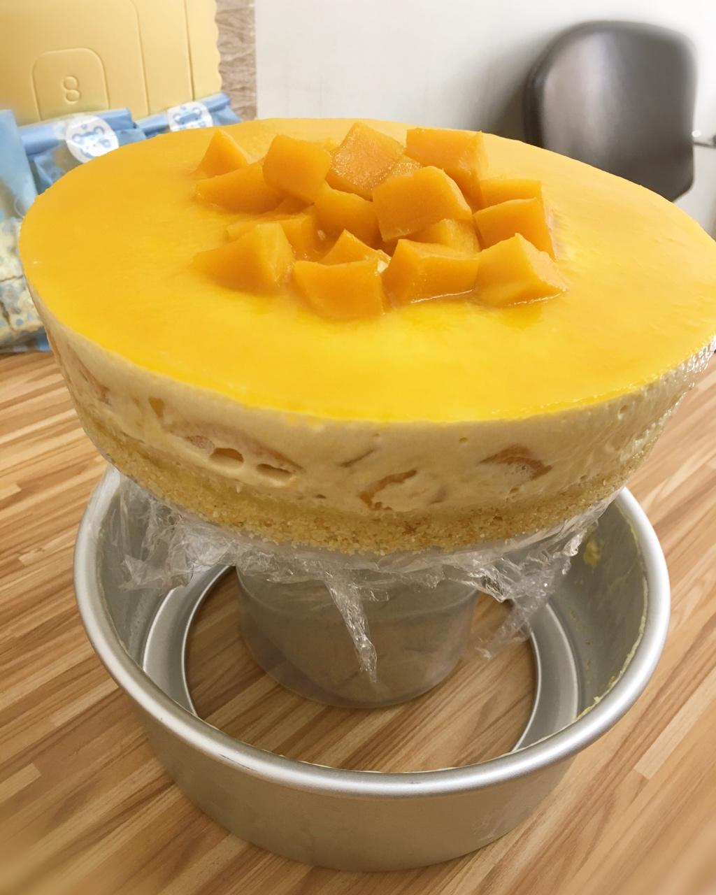 【视频】芒果慕斯（6寸） | 含镜面果胶配方