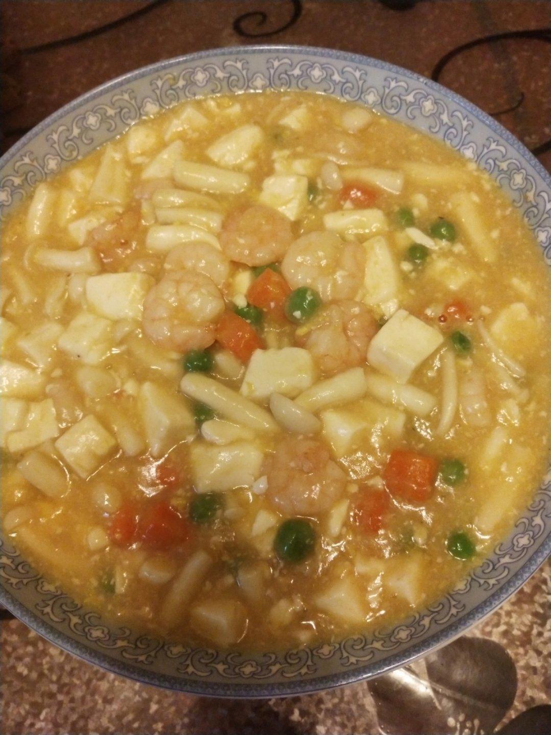 虾仁豆腐