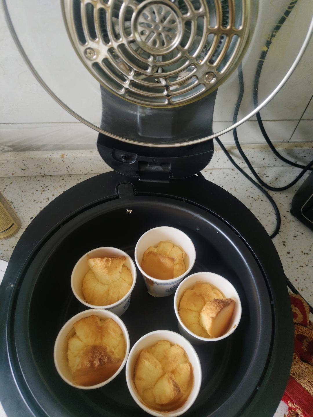 空气炸锅纸杯戚风蛋糕