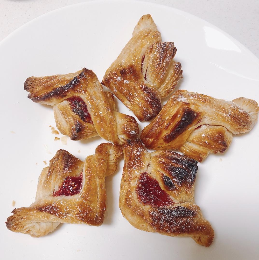 果酱水果丹麦酥 附酥皮切法