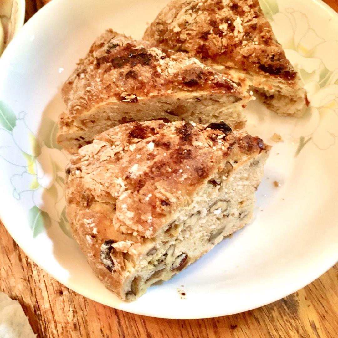 全麦苏打面包丨健康·烘焙