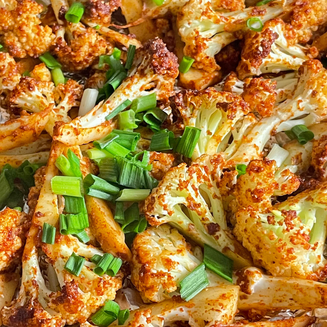 超好吃的低脂烤花菜㊙️做法简单，减脂必备