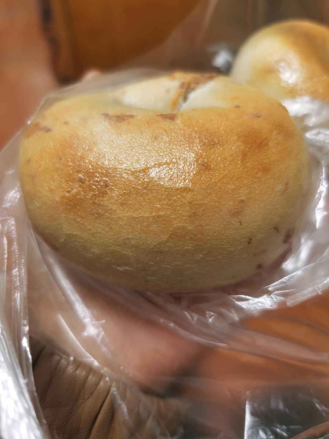 玫瑰乳酪贝果「黑糖玫瑰贝果」