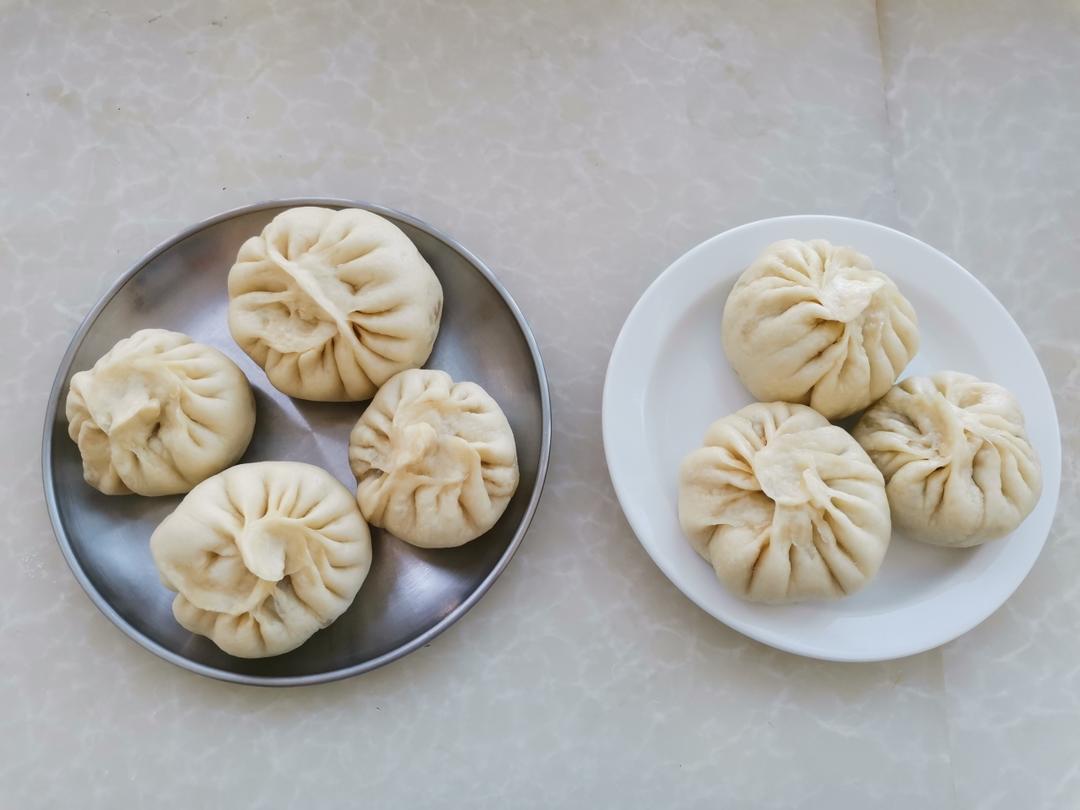 茄子酱肉包子