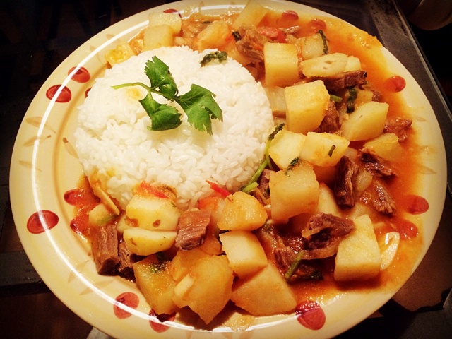 番茄牛腩+盖饭
