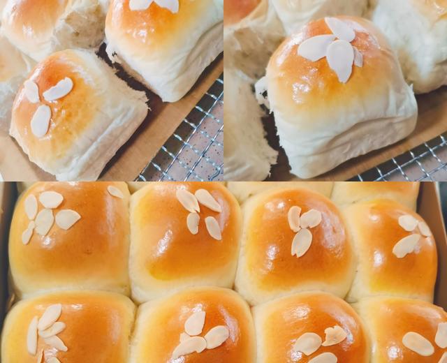 奶香炼乳餐包的做法