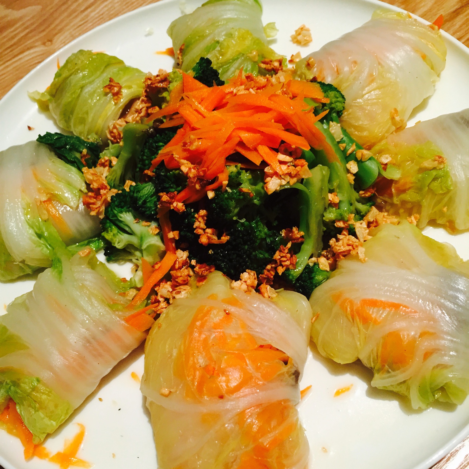 如何让白菜也高大上起来丨晶莹白菜卷 · 圆满素食