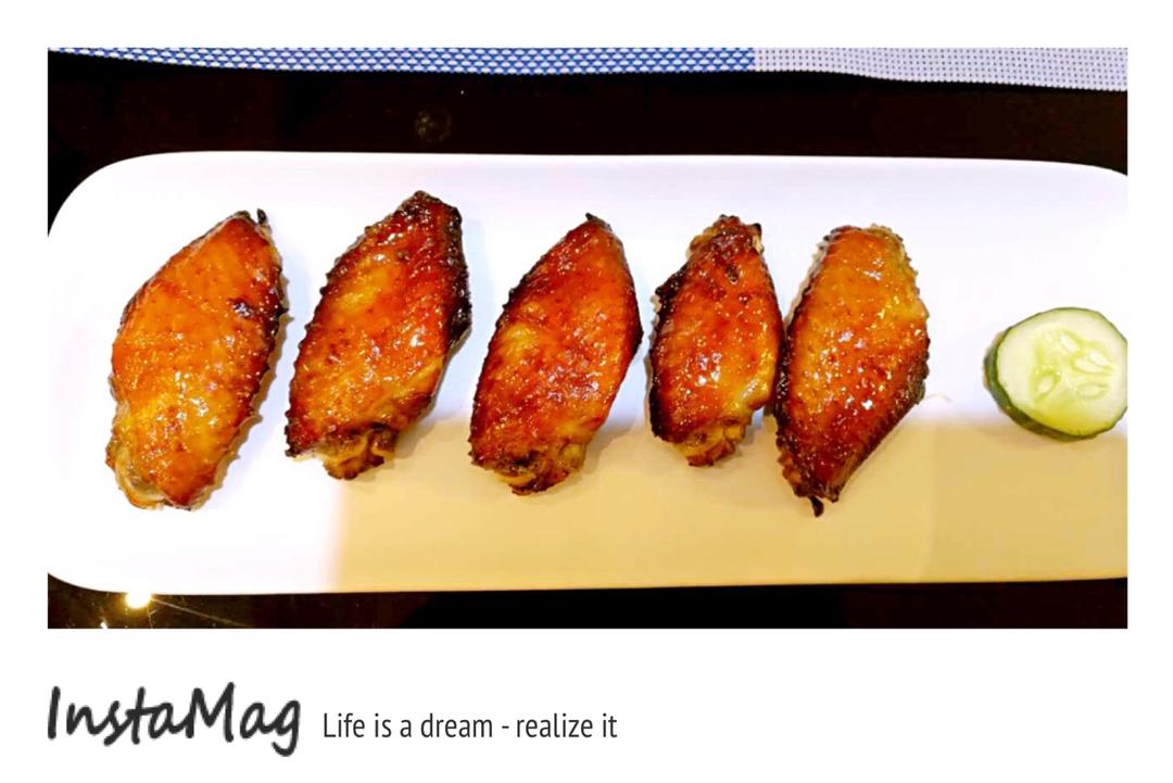 蜜汁鸡翅 Honey Coated Roast Chicken Wings