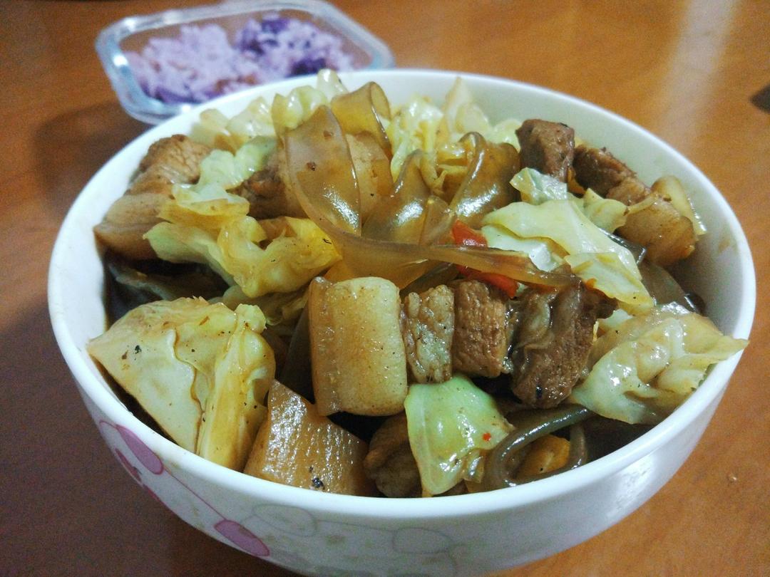 猪肉白菜炖粉条