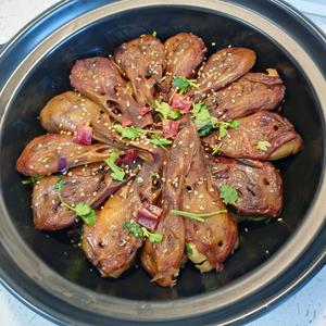 干锅辣鸭头–配菜随意的做法 步骤11