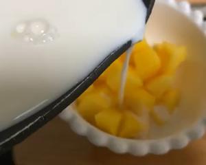 芒果奶布丁VS黄桃奶布丁的做法 步骤6