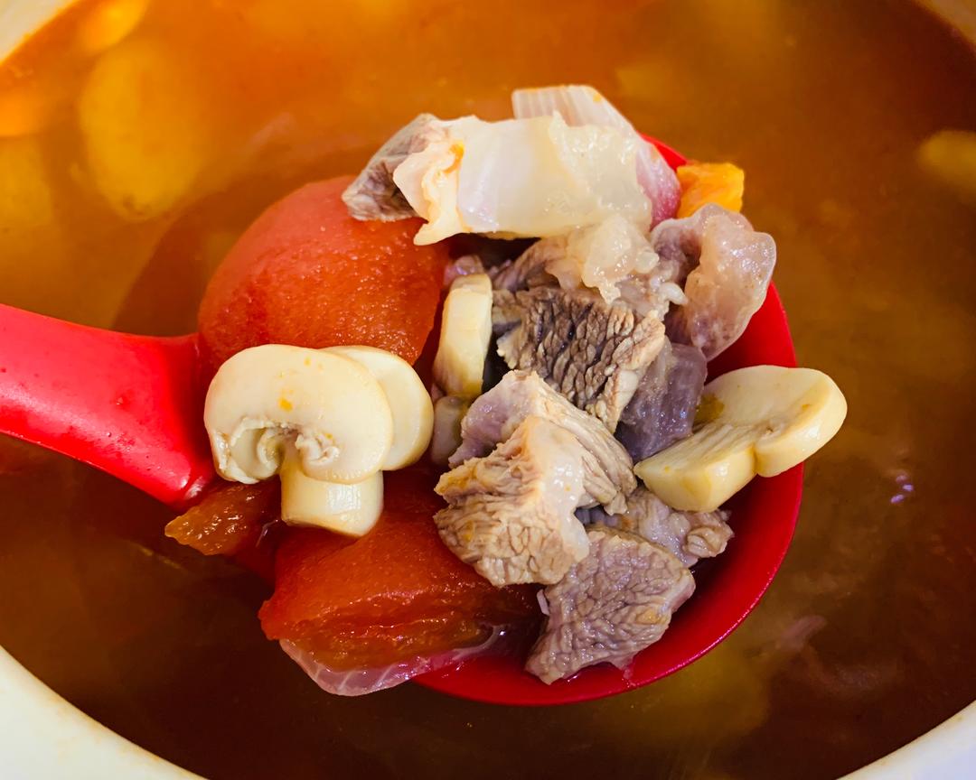 番茄牛肉汤的做法