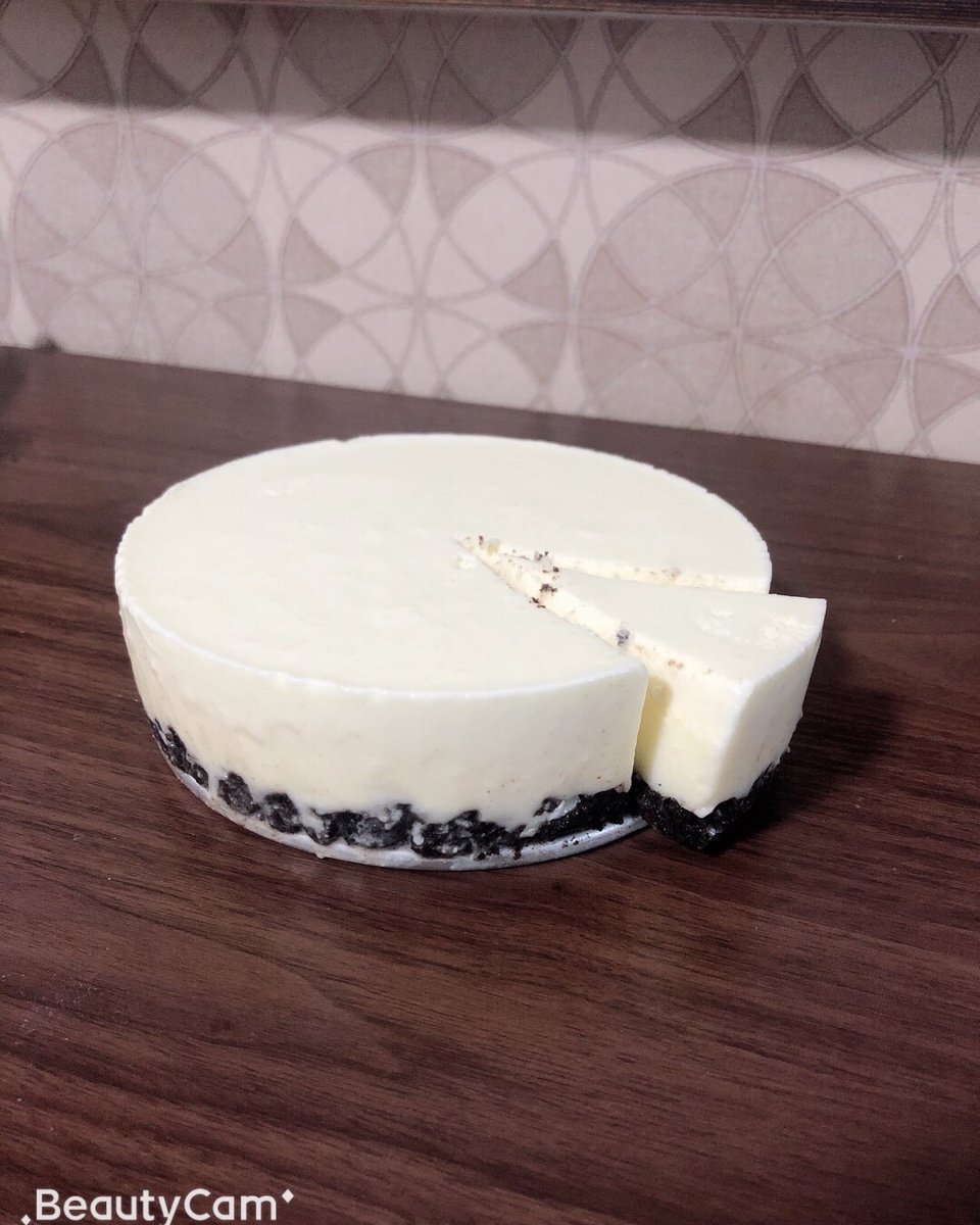 超好吃的奥利奥芝士酸奶蛋糕——6寸