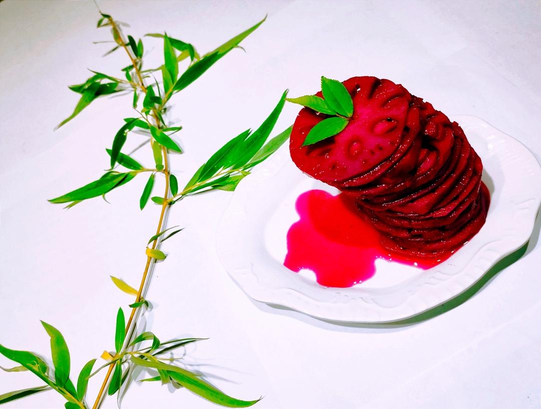 夏日开胃小菜——胭脂藕