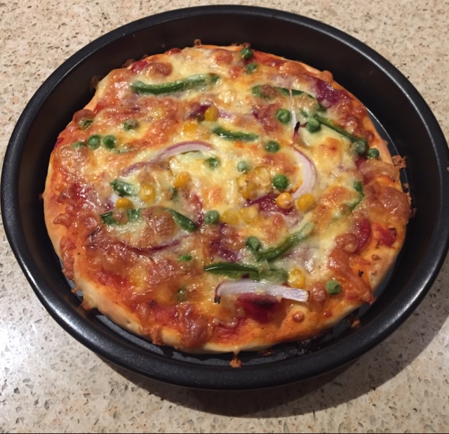 夏威夷pizza（附饼底冷冻法）