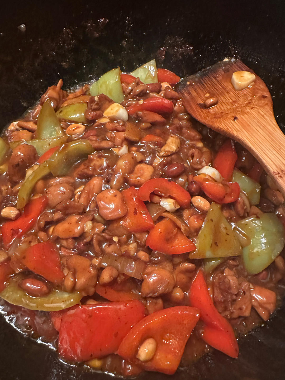 宫保鸡丁（鸡腿，碗汁版）