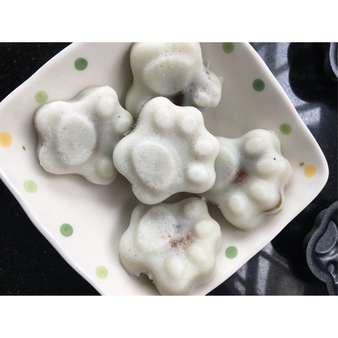 宝宝辅食：蓬松好吃的枣泥山药米糕