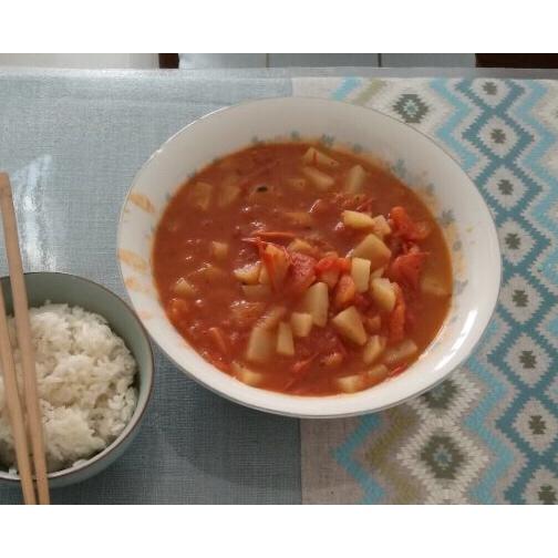 超级浓超好喝的番茄土豆汤